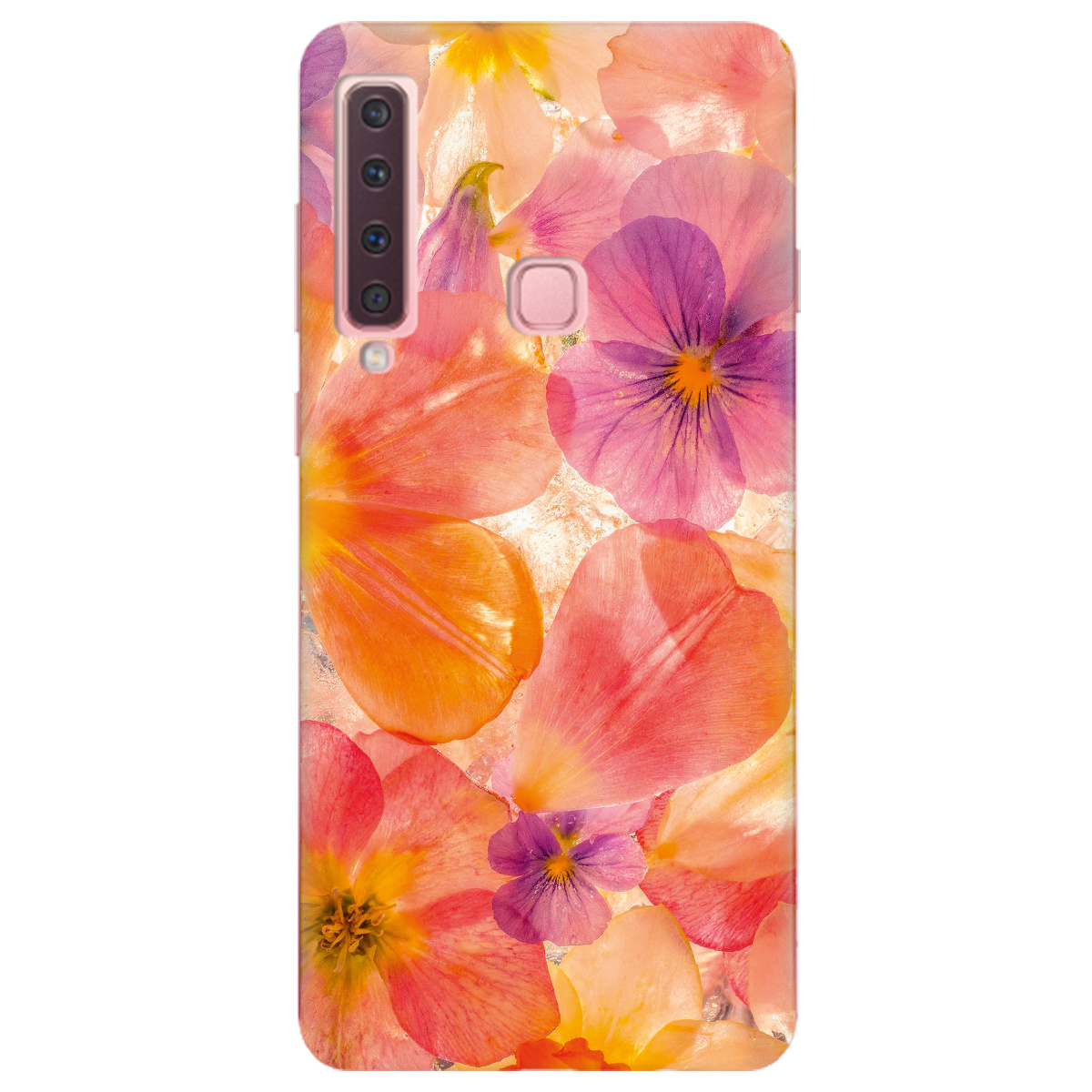 Чохол для Samsung Galaxy A9 2018 прозорий Дофаміновий розквіт - фото 1 - Чохли для телефонів