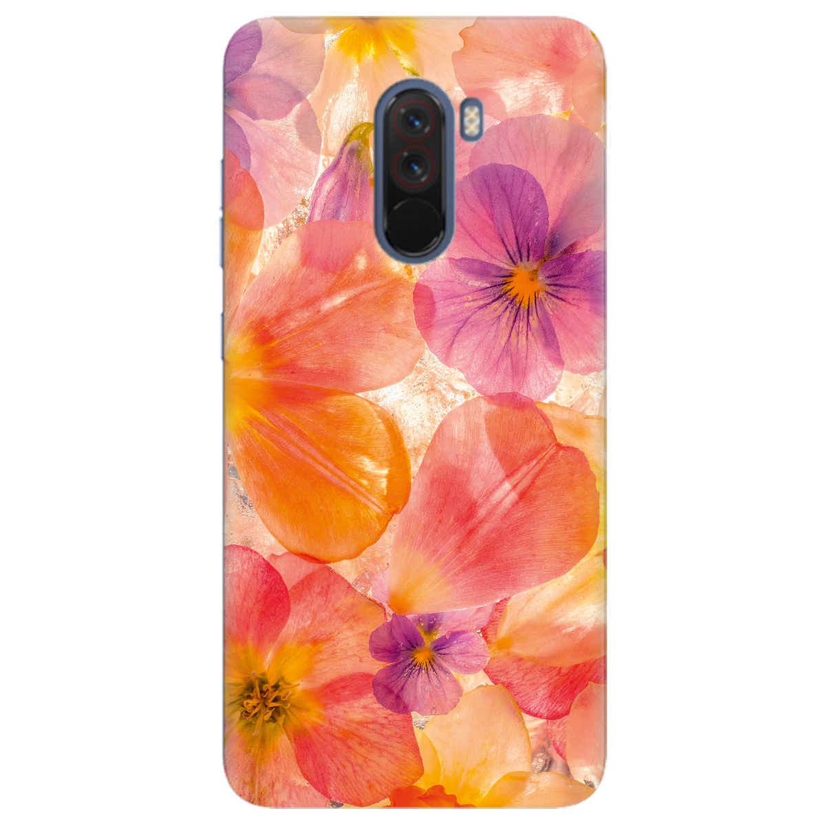 Чехол для Xiaomi Pocophone F1 прозрачный Дофаминовый расцвет - фото 1 - Чехлы для телефонов