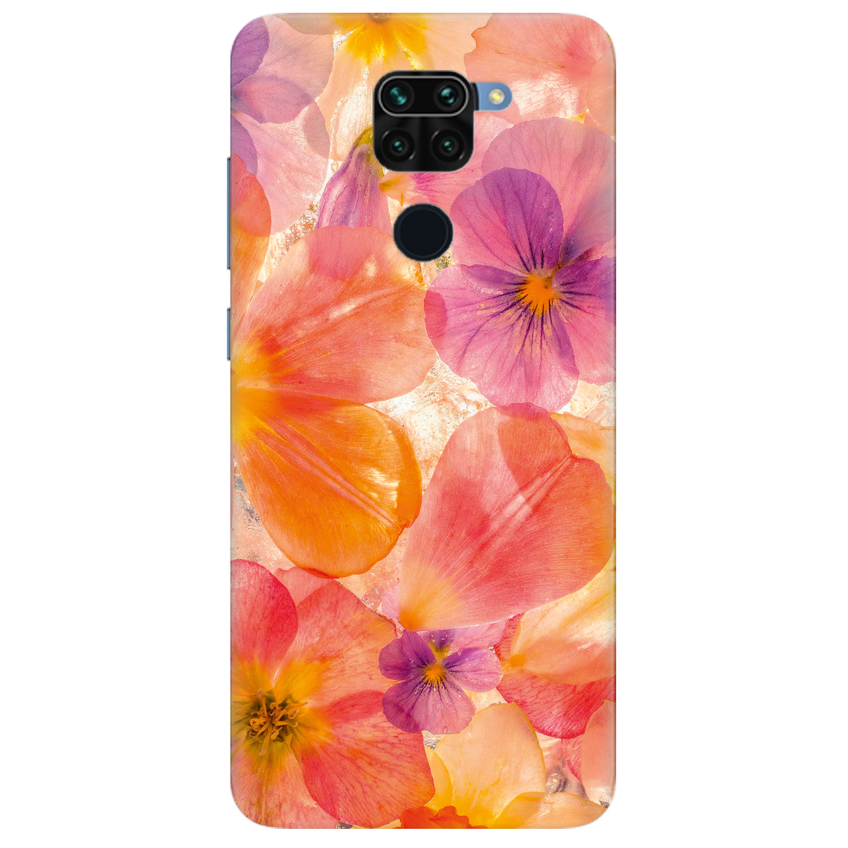 Чохол для Xiaomi Redmi Note 9 прозорий Дофаміновий розквіт - фото 1 - Чохли для телефонів