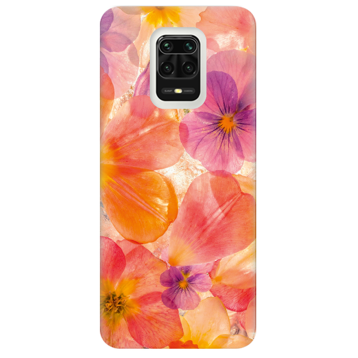 Чохол для Xiaomi Redmi Note 9 Pro прозорий Дофаміновий розквіт - фото 1 - Чохли для телефонів