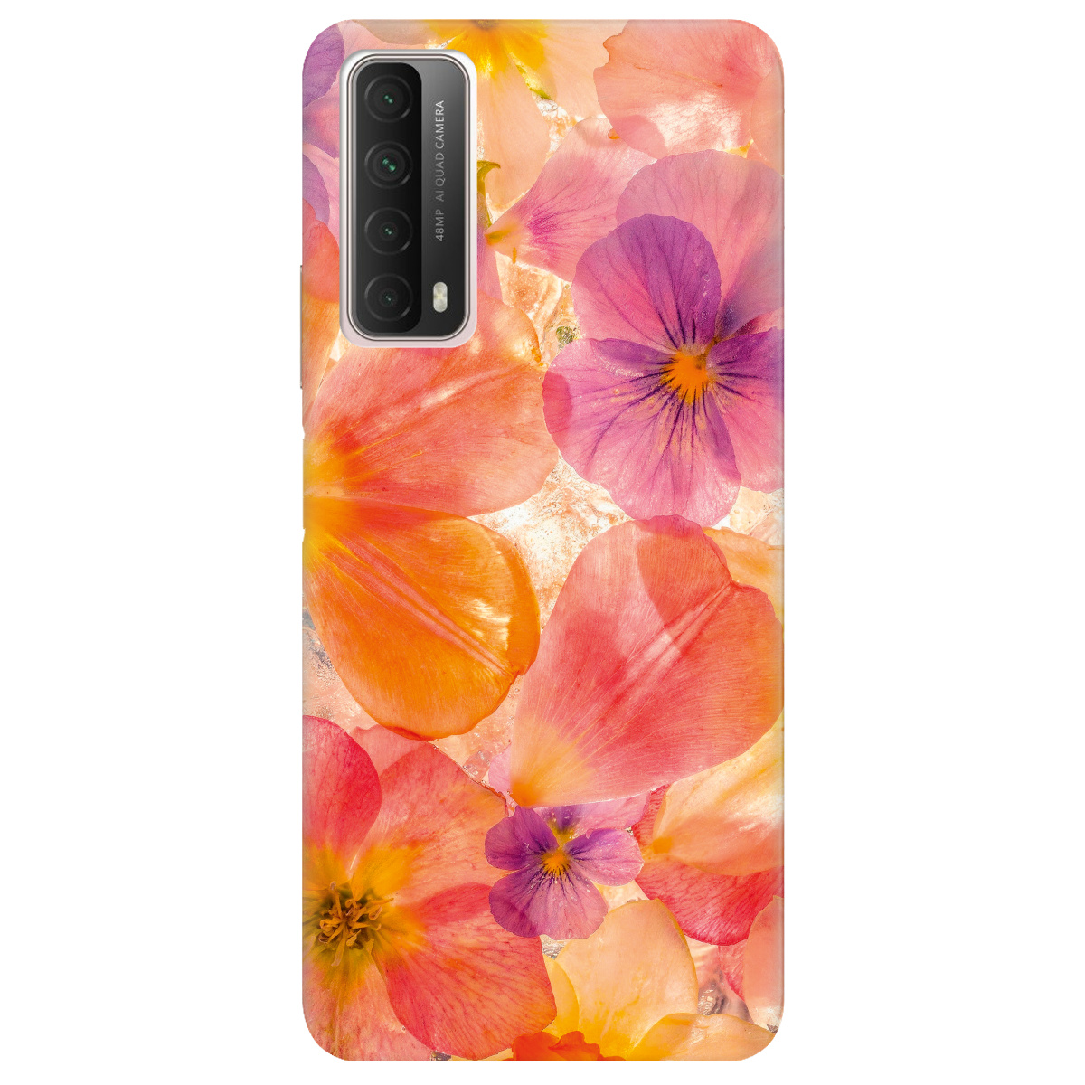 Чехол для Huawei P Smart 2021 прозрачный Дофаминовый расцвет - фото 1 - Чехлы для телефонов
