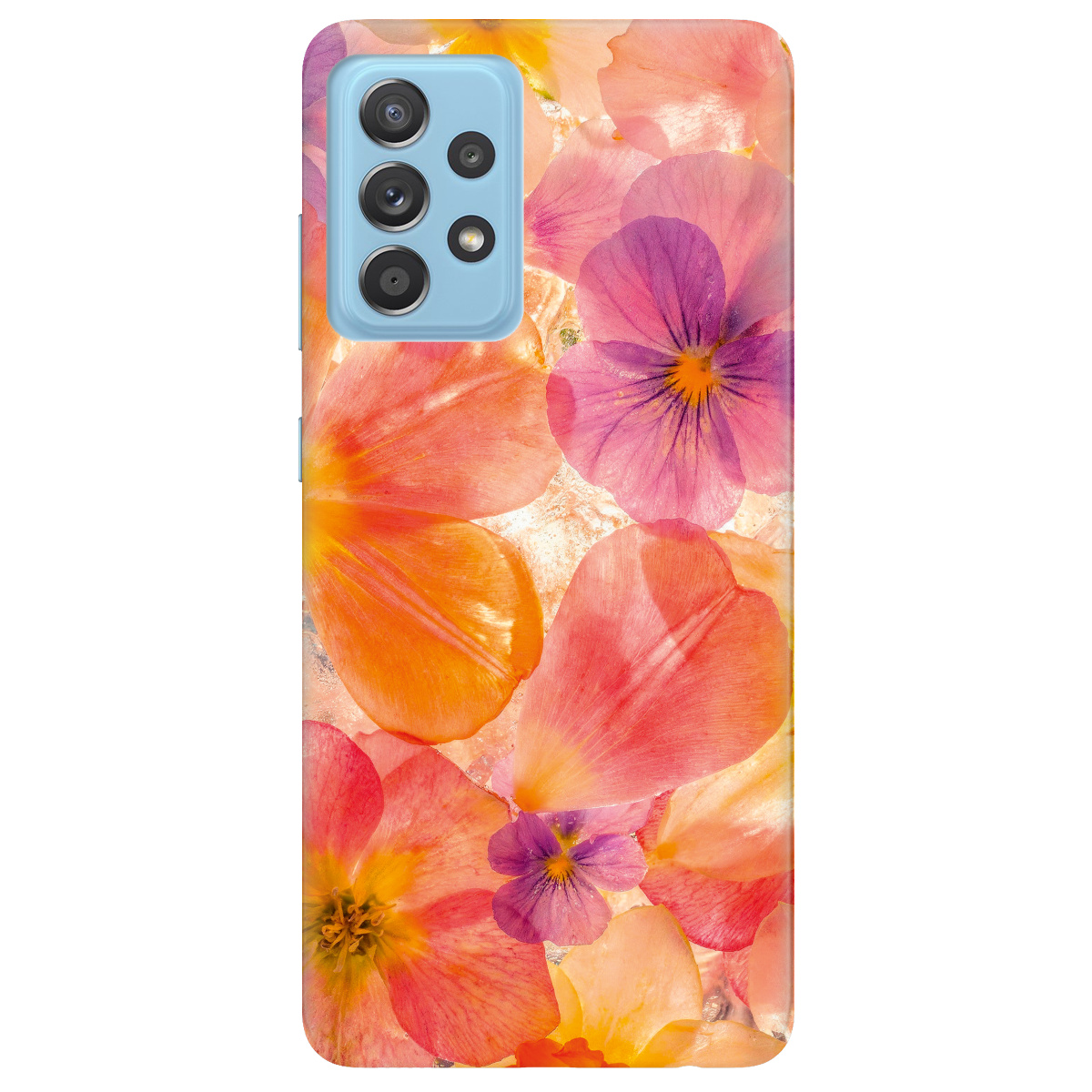 Чохол для Samsung Galaxy A52 прозорий Дофаміновий розквіт - фото 1 - Чохли для телефонів