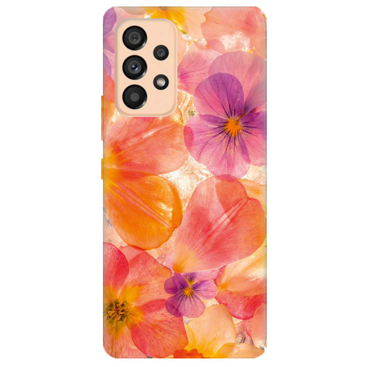 Чохол для Samsung Galaxy A53 прозорий Дофаміновий розквіт - фото 1 - Чохли для телефонів
