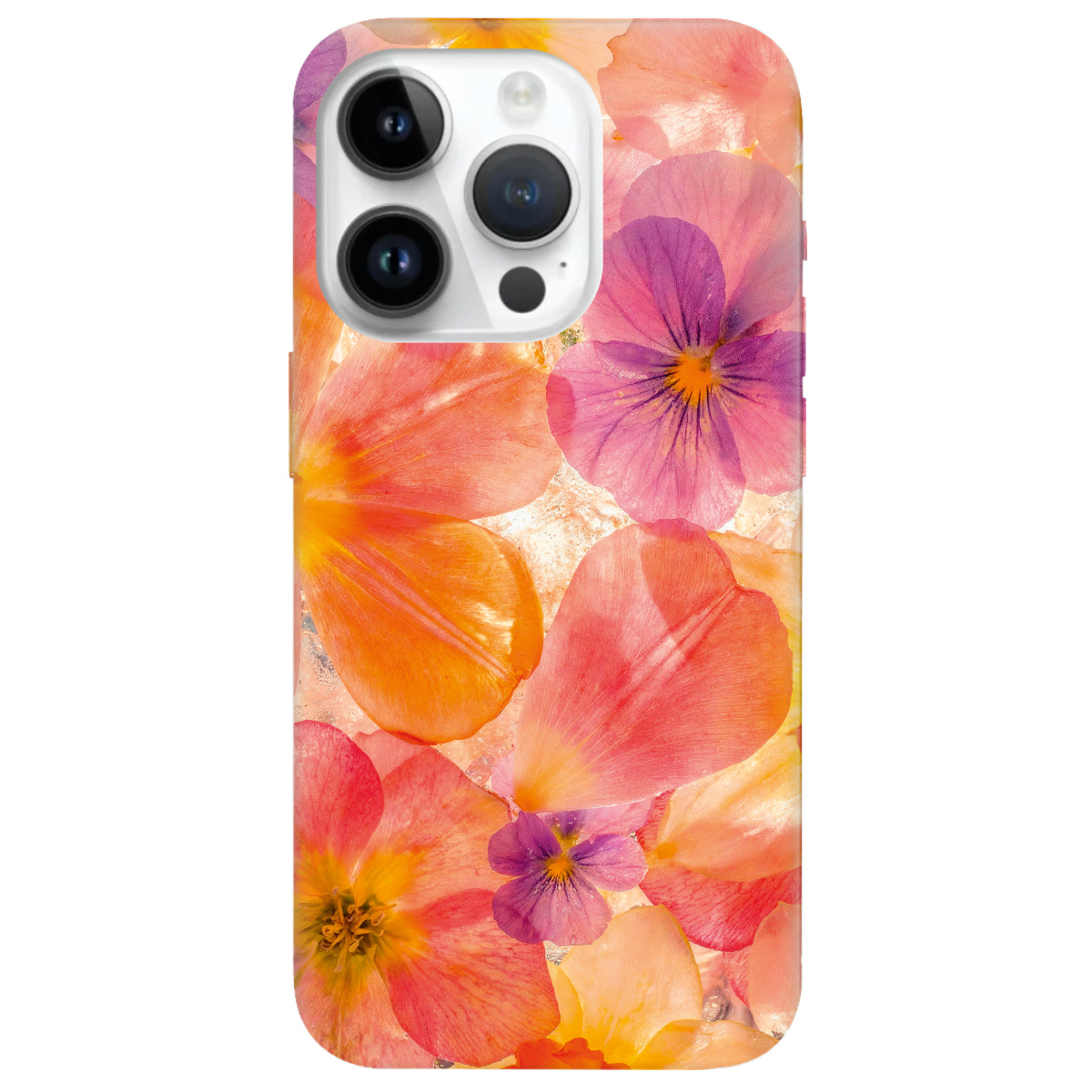 Чохол для Apple iPhone 14 Pro Max прозорий Дофаміновий розквіт - фото 1 - Чохли для телефонів