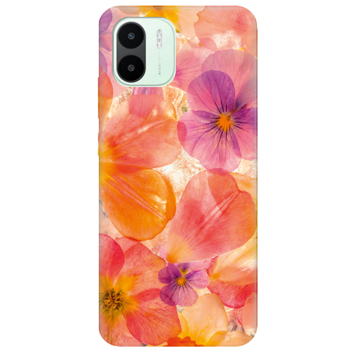 Чехол для Xiaomi Redmi A1 прозрачный Дофаминовый расцвет - фото 1 - Чехлы для телефонов