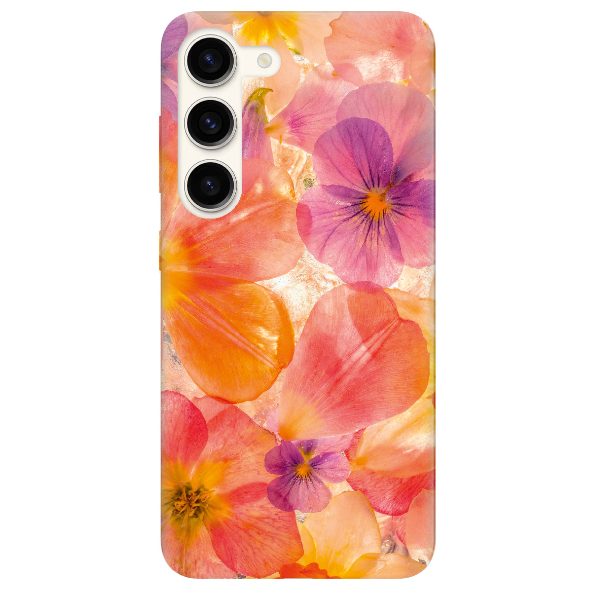 Чохол для Samsung Galaxy S23 Plus прозорий Дофаміновий розквіт - фото 1 - Чохли для телефонів