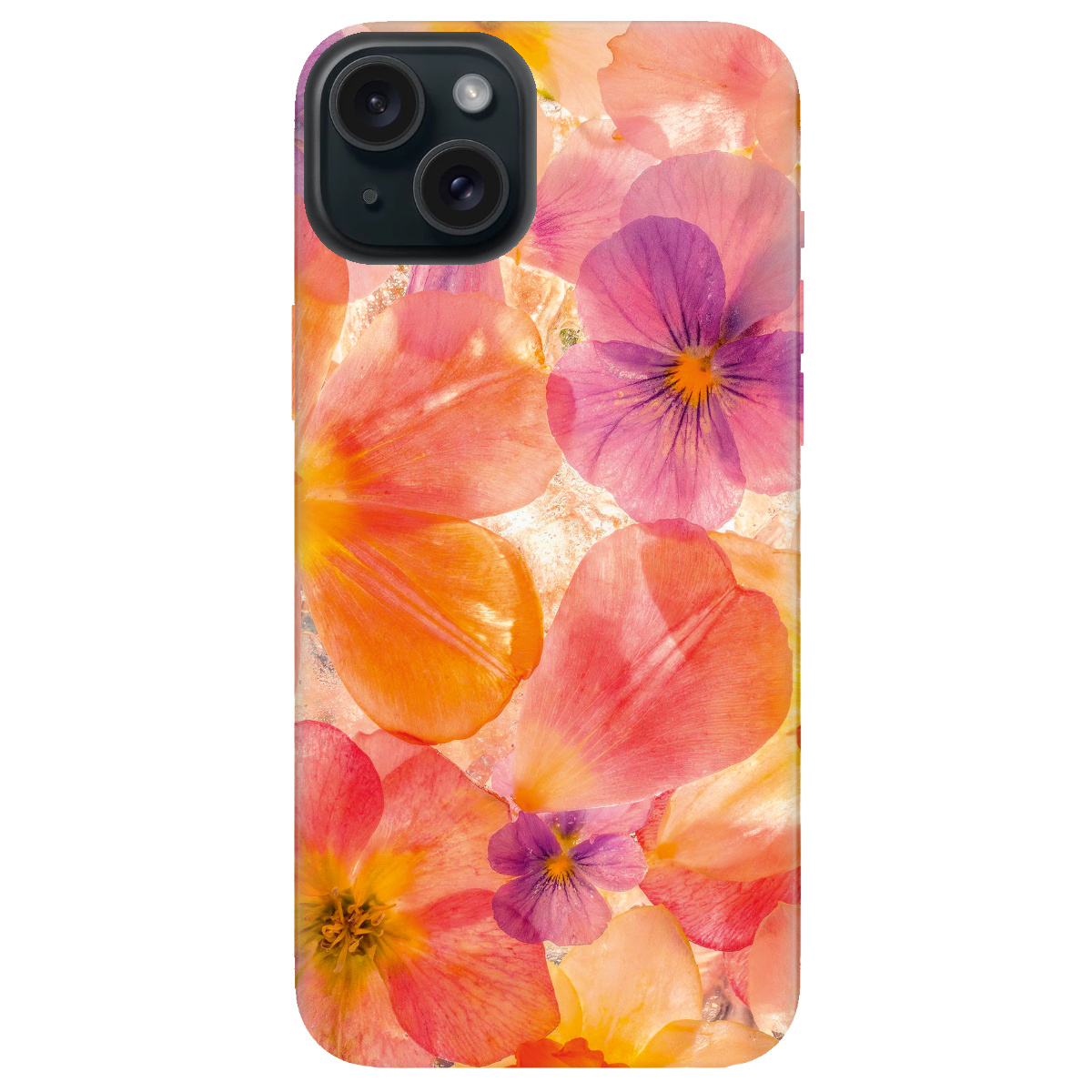 Чохол для Apple iPhone 15 Plus прозорий Дофаміновий розквіт - фото 1 - Чохли для телефонів