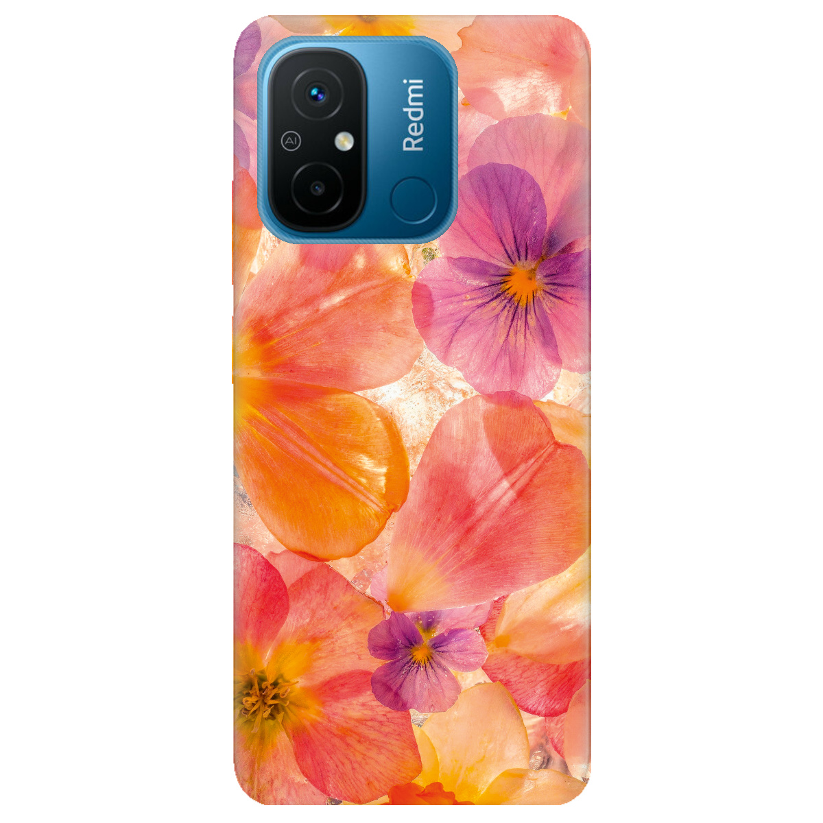 Чохол для Xiaomi Redmi 12C прозорий Дофаміновий розквіт - фото 1 - Чохли для телефонів