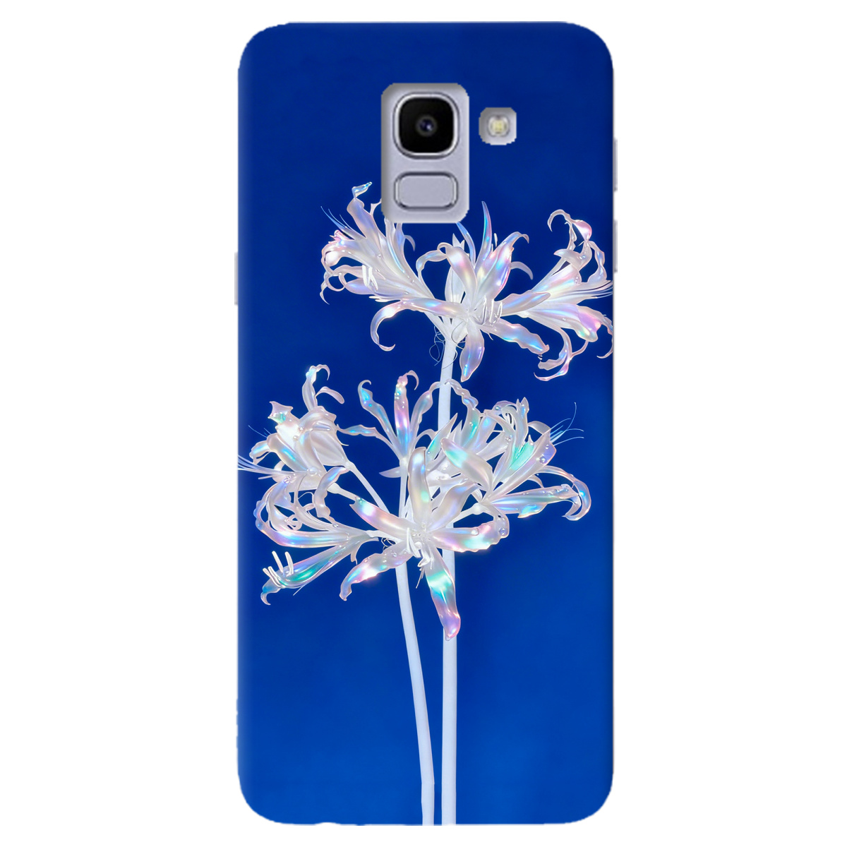 Чохол для Samsung Galaxy J6 2018 прозорий Blue Lycoris - фото 1 - Чохли для телефонів