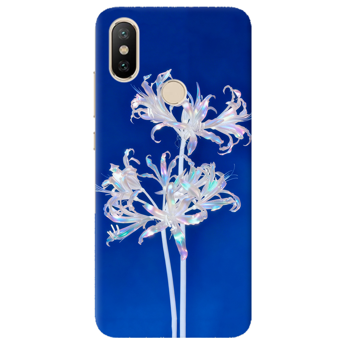 Чохол для Xiaomi Mi A2 Mi 6X прозорий Blue Lycoris - фото 1 - Чохли для телефонів