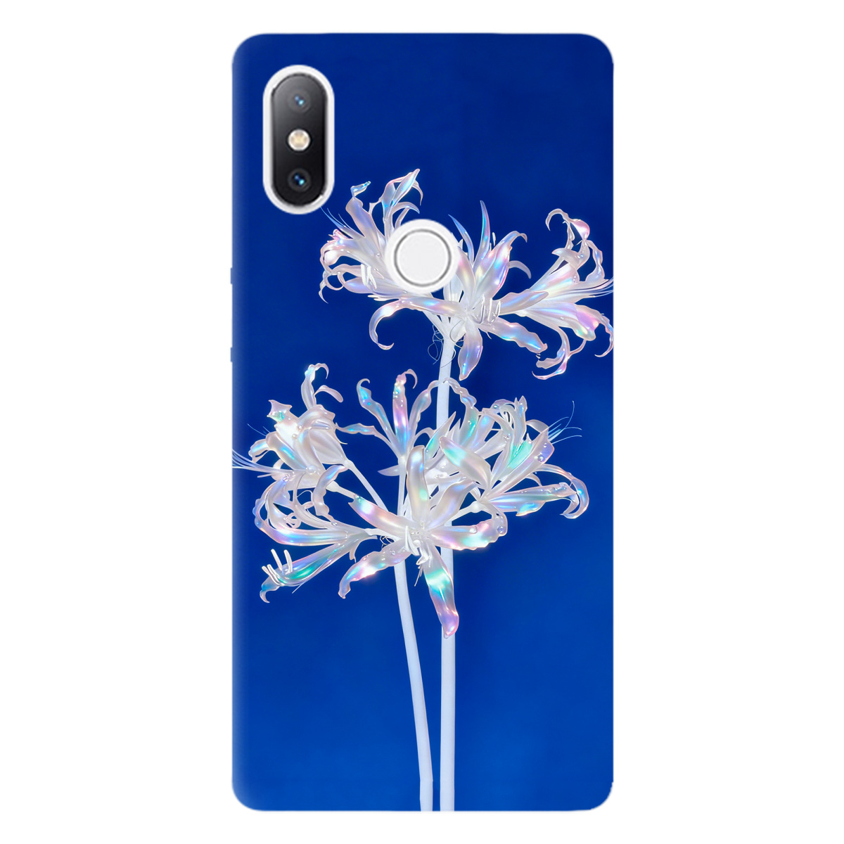 Чохол для Xiaomi Mi Mix 2S прозорий Blue Lycoris - фото 1 - Чохли для телефонів