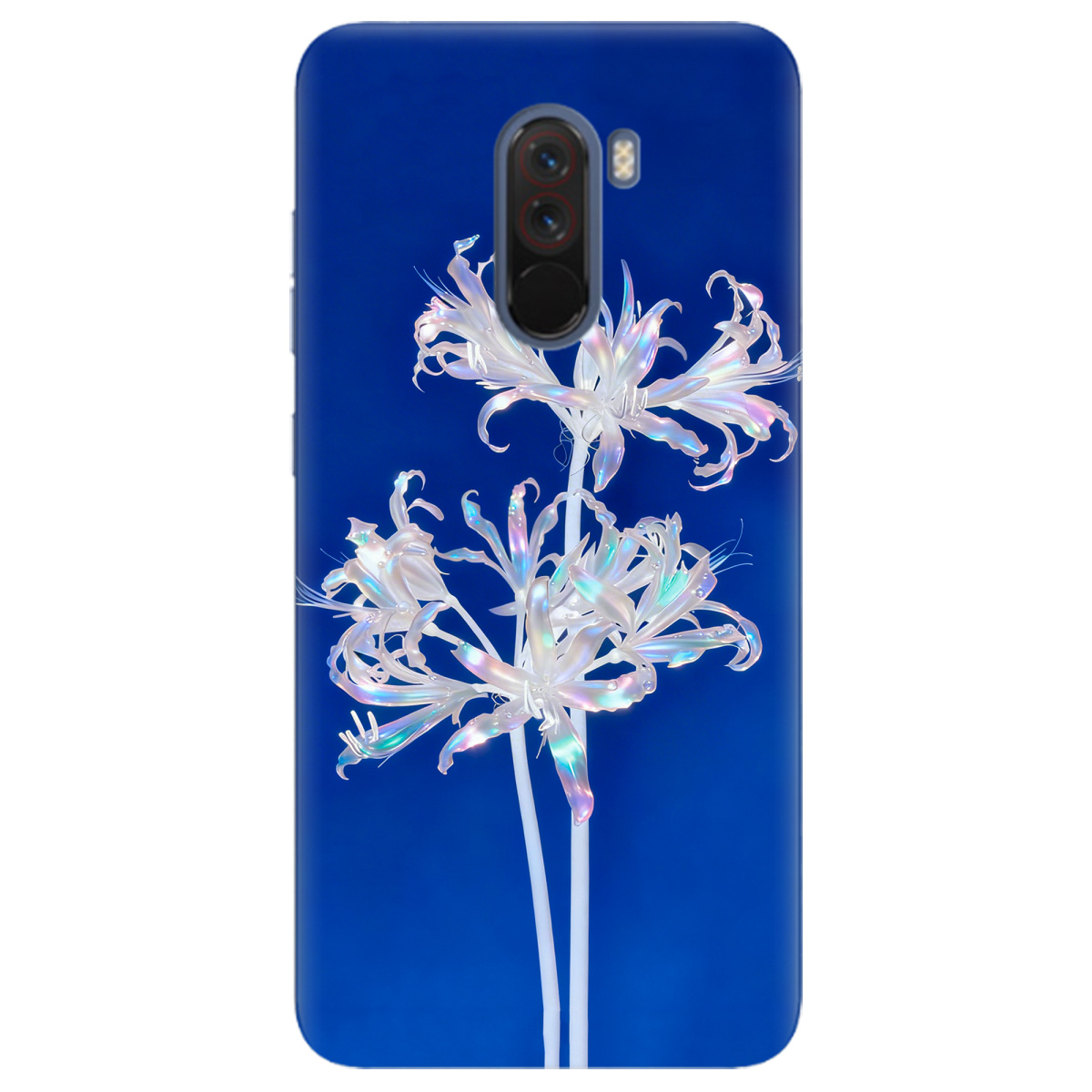 Чохол для Xiaomi Pocophone F1 прозорий Blue Lycoris - фото 1 - Чохли для телефонів