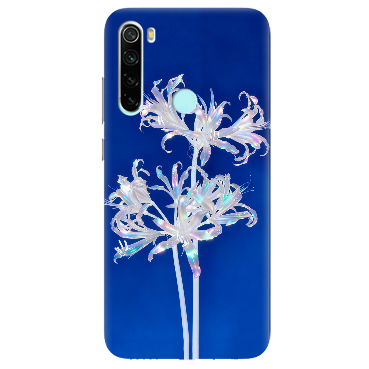 Чохол для Xiaomi Redmi Note 8T прозорий Blue Lycoris - фото 1 - Чохли для телефонів