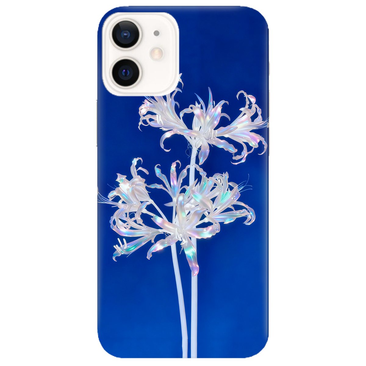 Чохол для Apple iPhone 12 прозорий Blue Lycoris - фото 1 - Чохли для телефонів