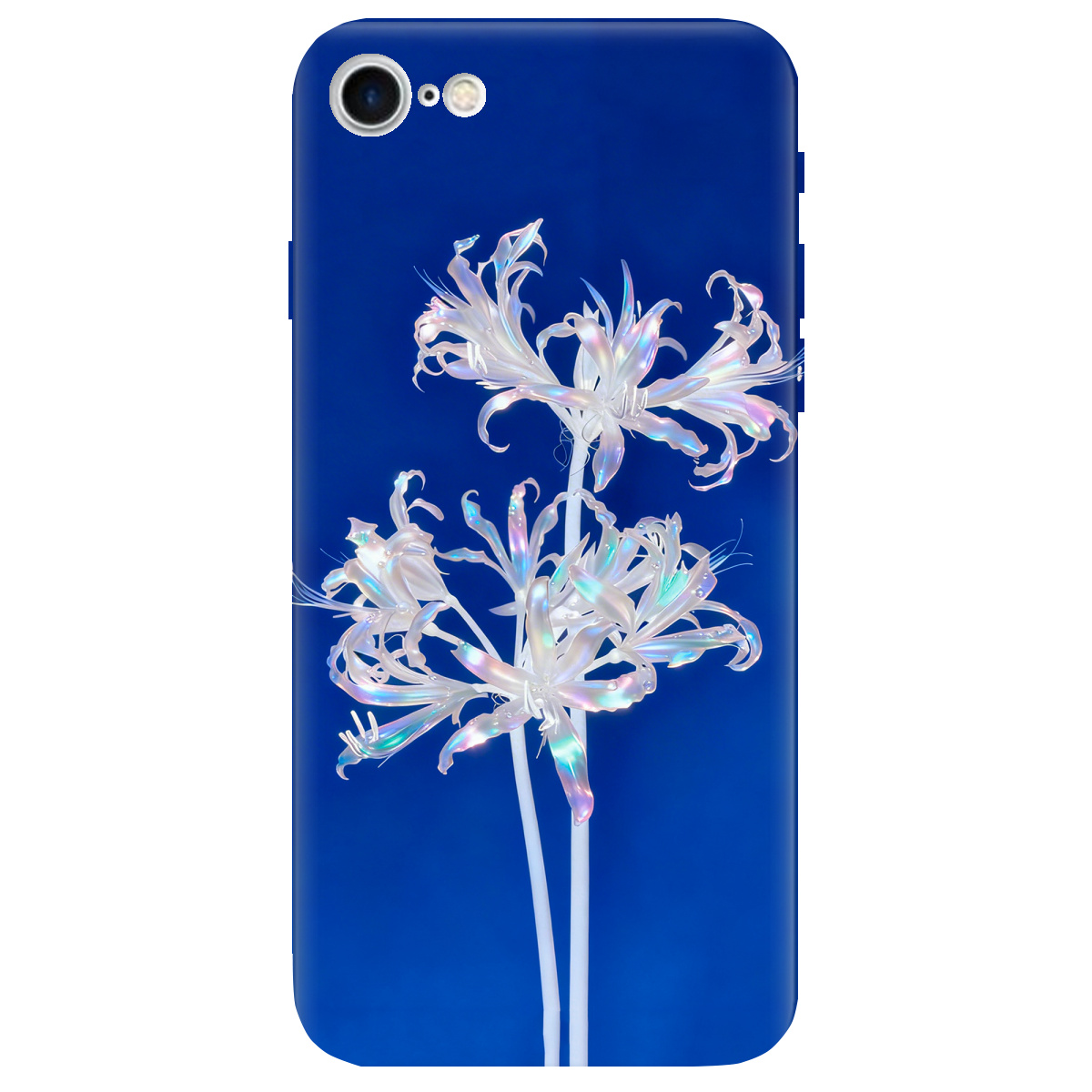 Чохол для Apple iPhone SE 2020 прозорий Blue Lycoris - фото 1 - Чохли для телефонів