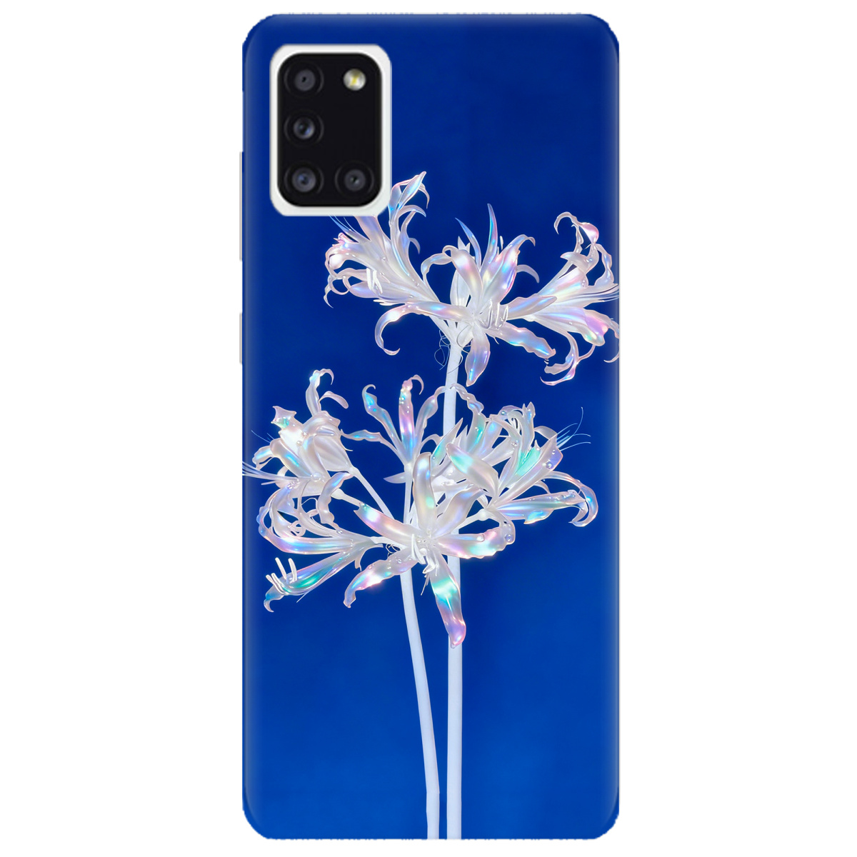 Чохол для Samsung Galaxy A31 прозорий Blue Lycoris - фото 1 - Чохли для телефонів