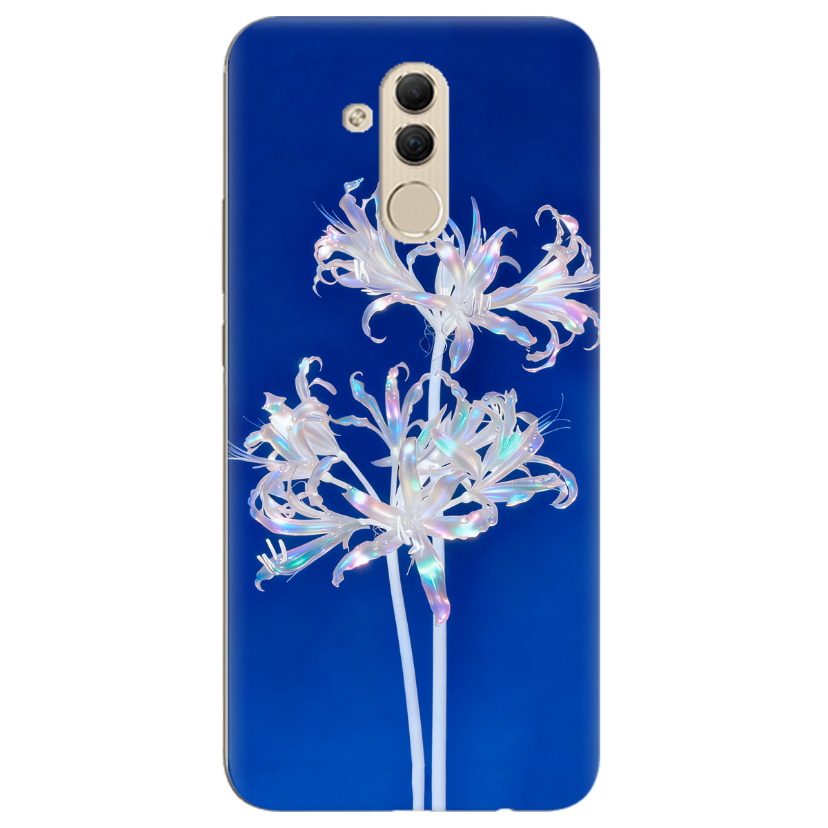 Чохол для Huawei Mate 20 Lite прозорий Blue Lycoris - фото 1 - Чохли для телефонів