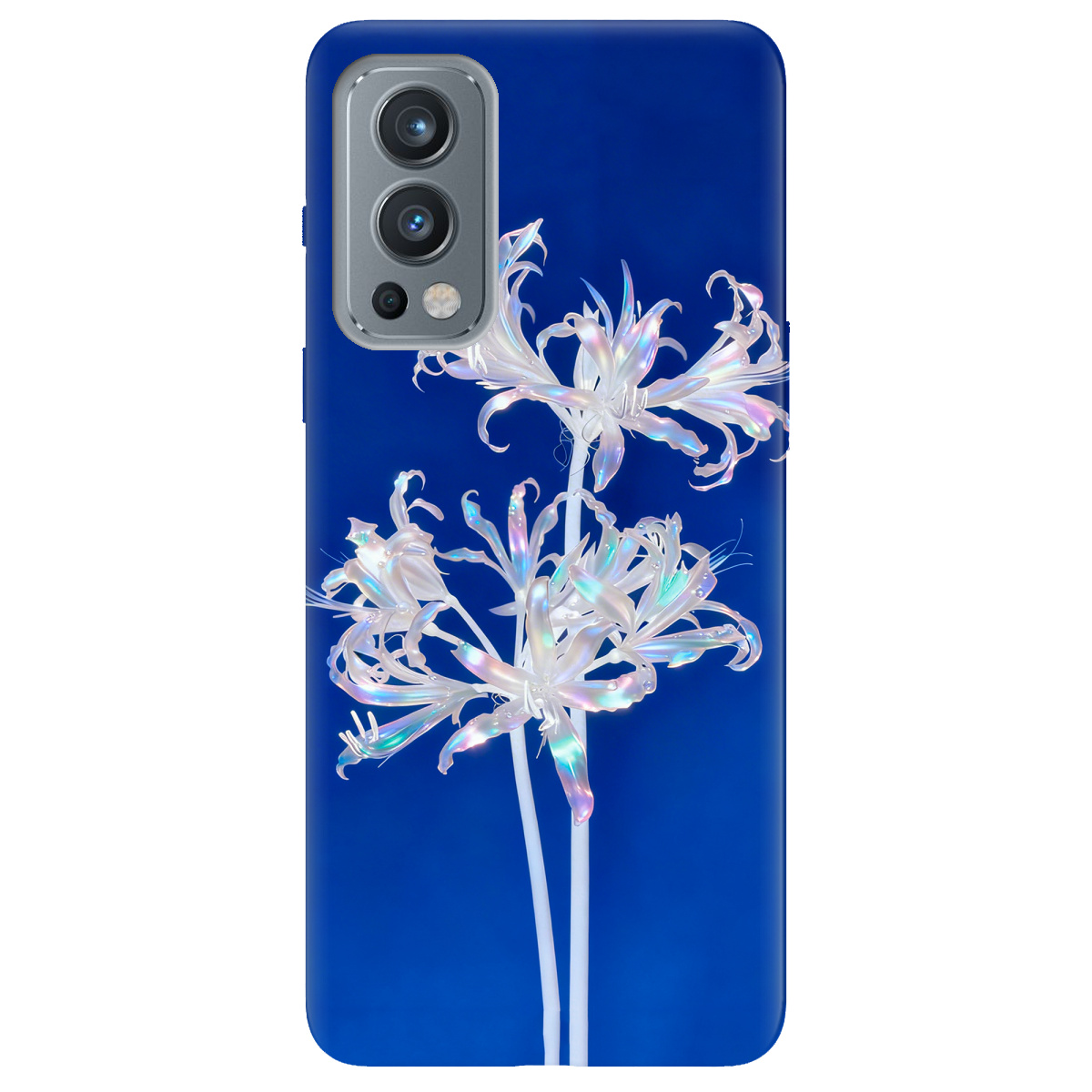 Чохол для OnePlus Nord 2 5G прозорий Blue Lycoris - фото 1 - Чохли для телефонів