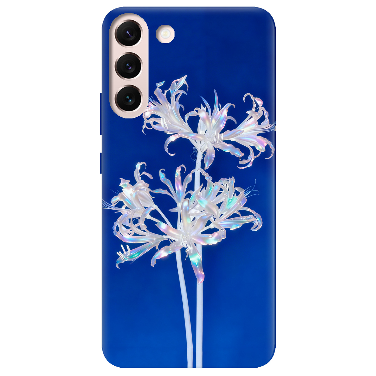 Чохол для Samsung Galaxy S22 Plus прозорий Blue Lycoris - фото 1 - Чохли для телефонів