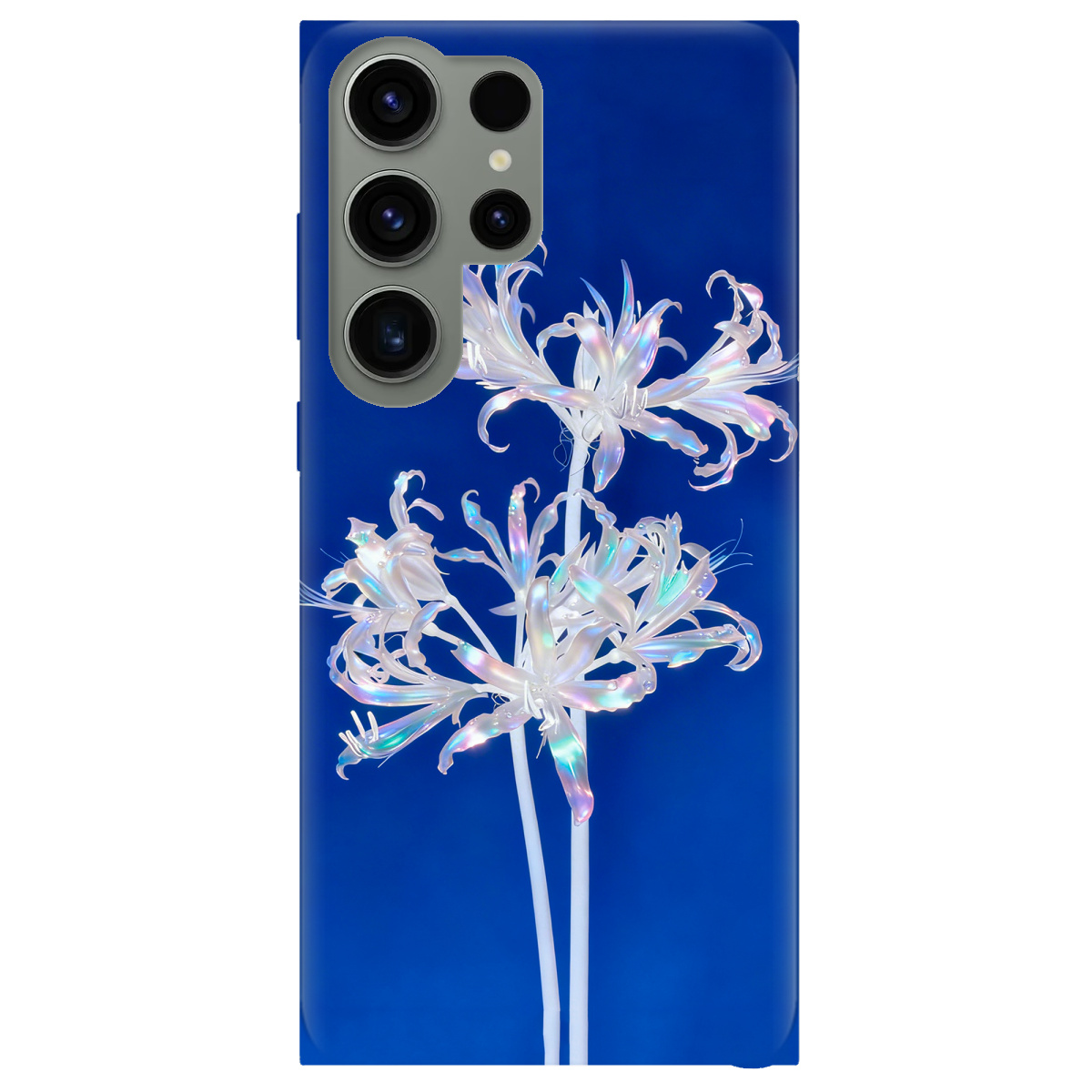 Чохол для Samsung Galaxy S23 Ultra прозорий Blue Lycoris - фото 1 - Чохли для телефонів
