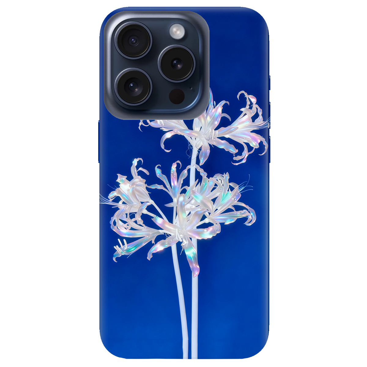 Чохол для Apple iPhone 15 Pro прозорий Blue Lycoris - фото 1 - Чохли для телефонів