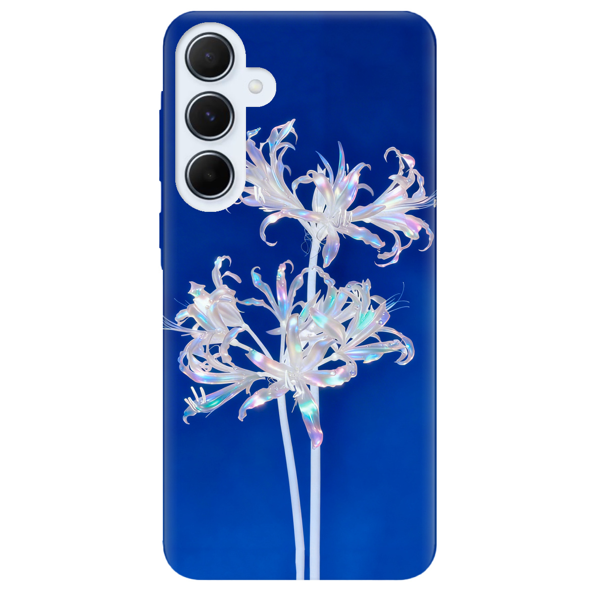 Чохол для Samsung Galaxy A55 прозорий Blue Lycoris - фото 1 - Чохли для телефонів