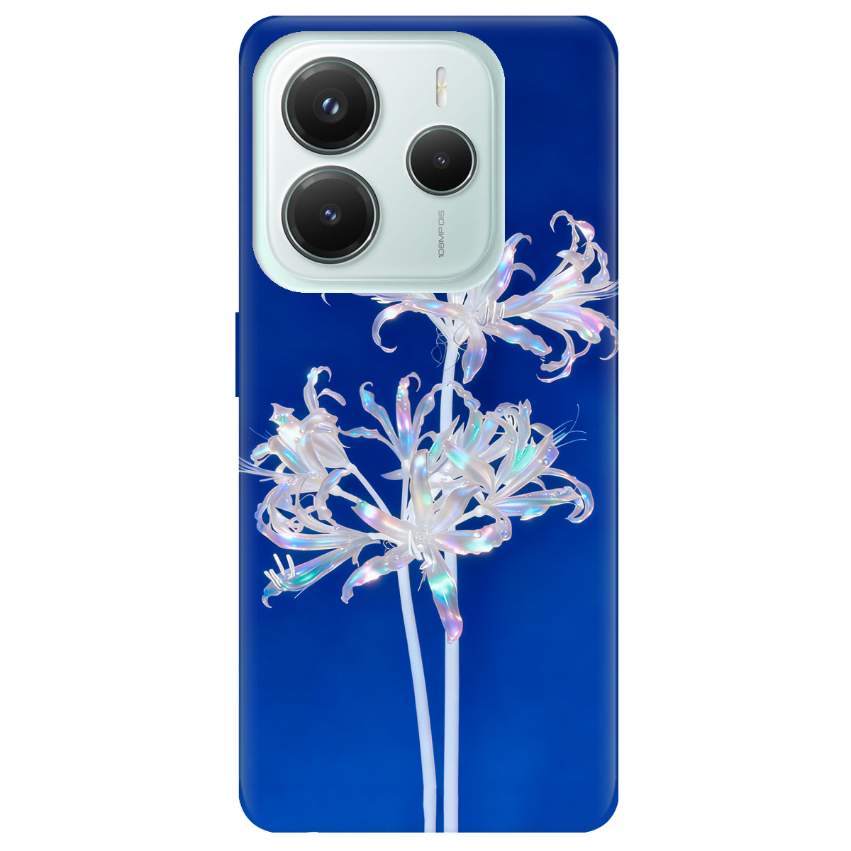 Чохол для Xiaomi Redmi Note 14 5G прозорий Blue Lycoris - фото 1 - Чохли для телефонів