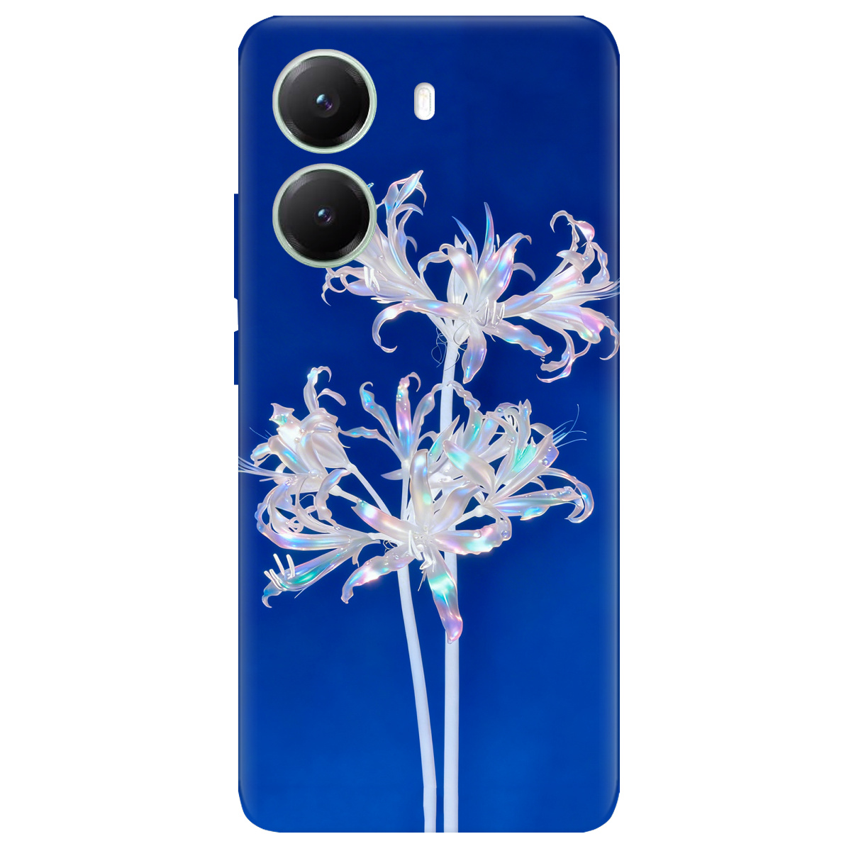Чехол для Xiaomi Poco X7 Pro прозрачный Blue Lycoris - фото 1 - Чехлы для телефонов