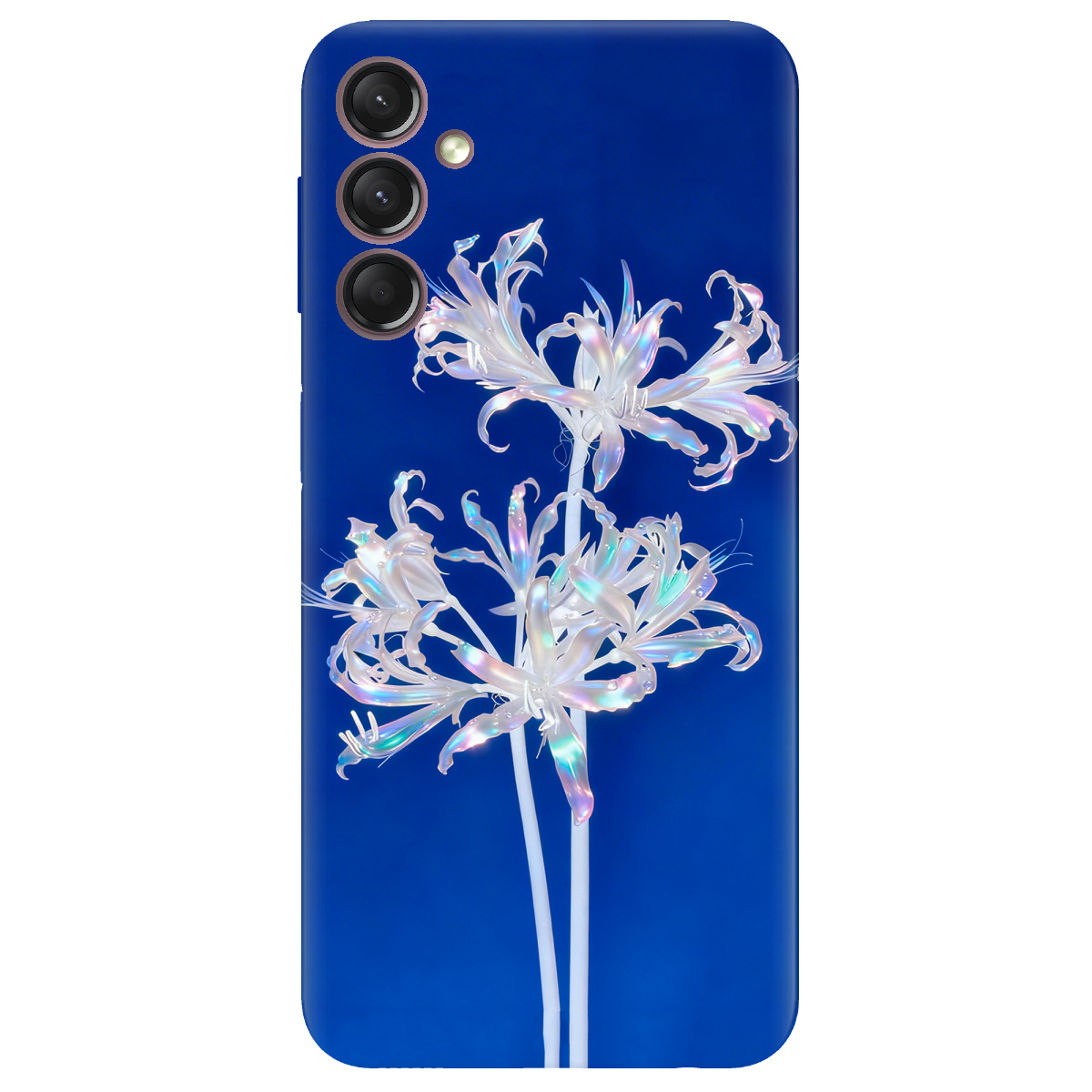 Чехол для Samsung Galaxy A05s прозрачный Blue Lycoris - фото 1 - Чехлы для телефонов