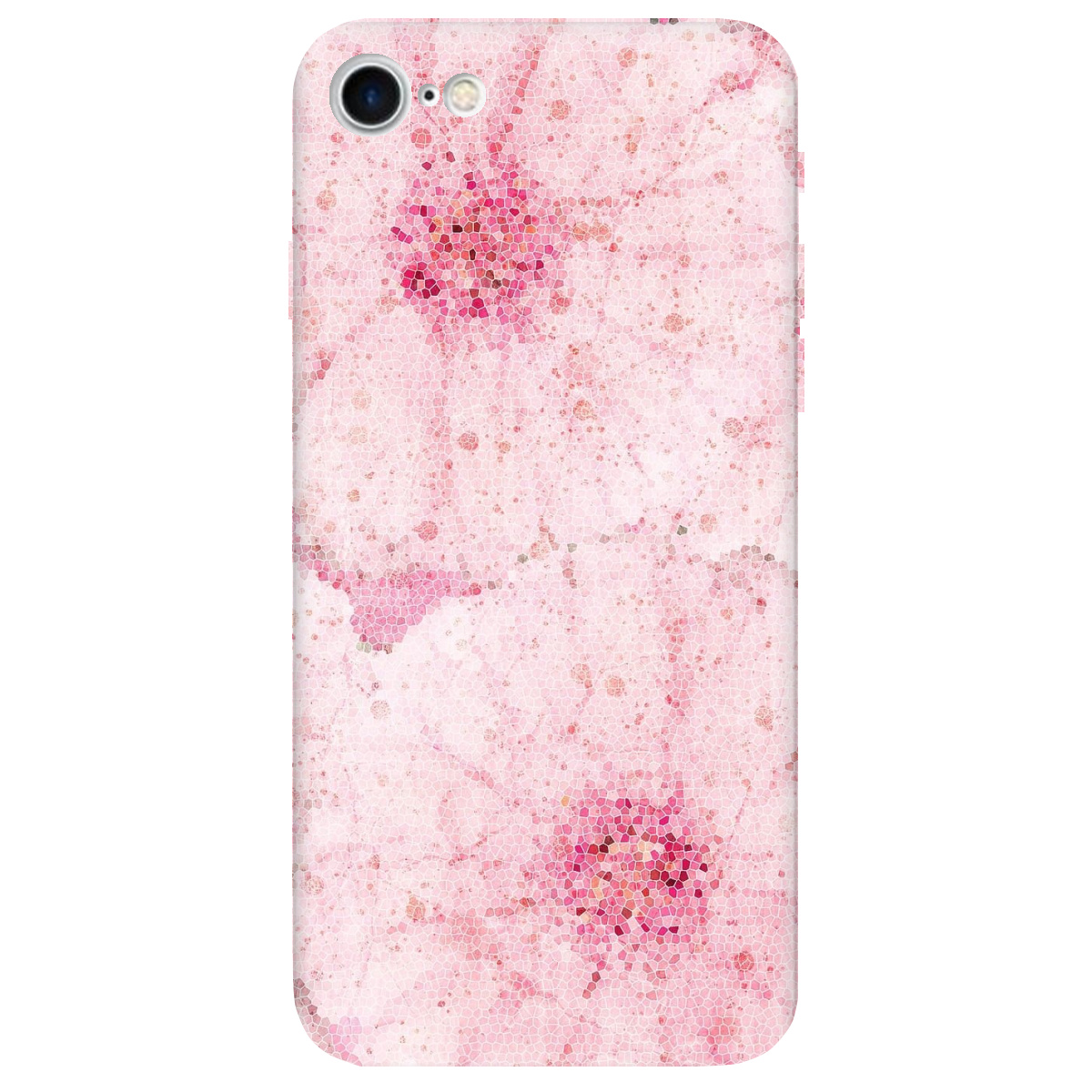 Чохол для Apple iPhone SE 2020 прозорий Пастельна лірика - фото 1 - Чохли для телефонів