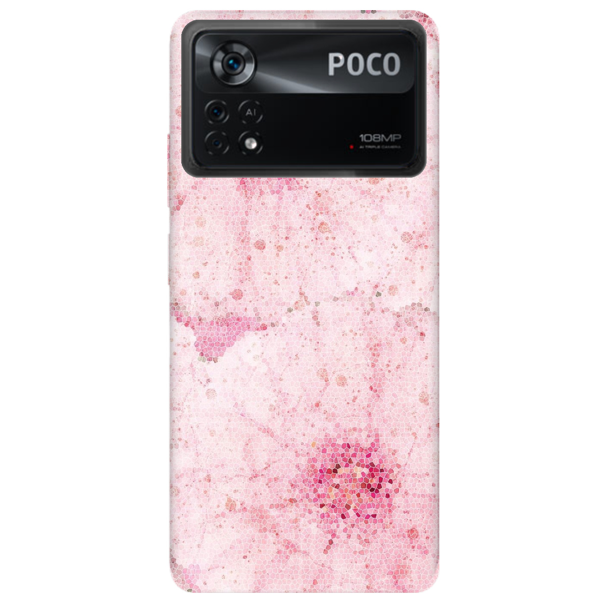 Чохол для Xiaomi Poco X4 Pro 5G прозорий Пастельна лірика - фото 1 - Чохли для телефонів