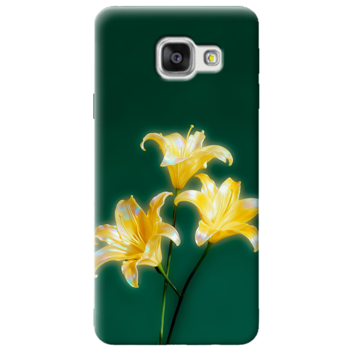 Чохол для Samsung Galaxy A3 2016 прозорий Сяюча лілія - фото 1 - Чохли для телефонів
