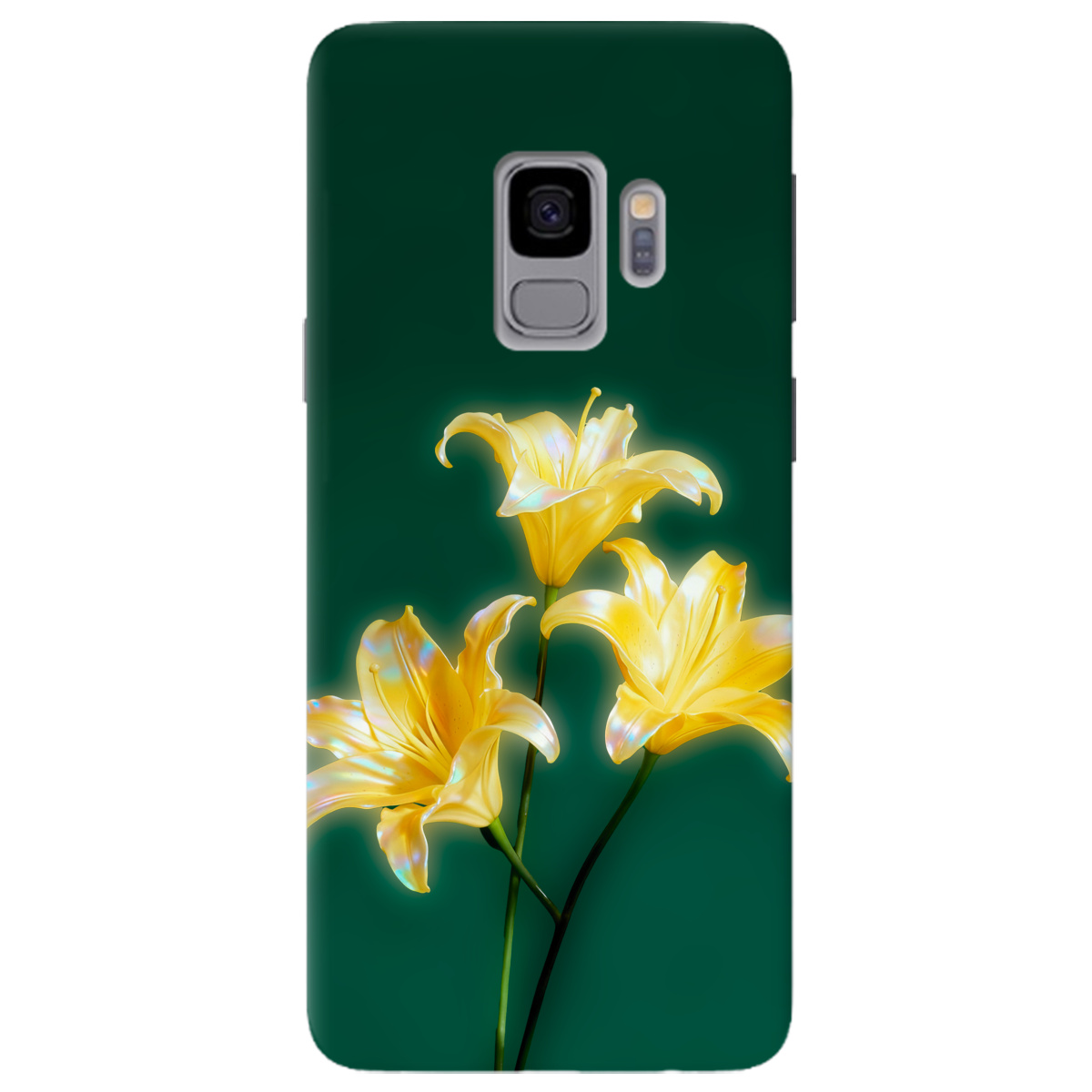 Чохол для Samsung Galaxy S9 прозорий Сяюча лілія - фото 1 - Чохли для телефонів