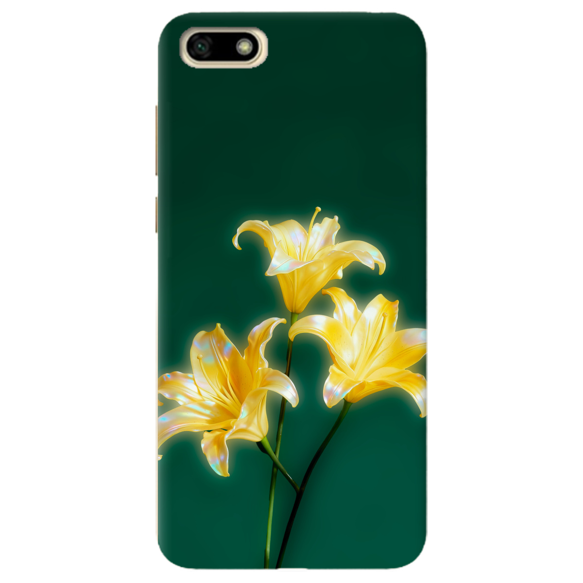 Чохол для Huawei Y5 2018 прозорий Сяюча лілія - фото 1 - Чохли для телефонів