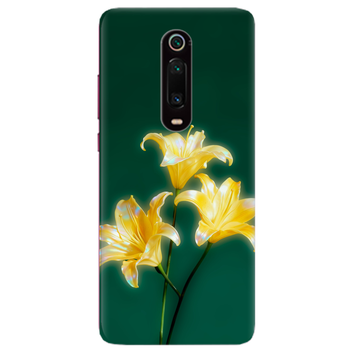 Чохол для Xiaomi Mi 9T Pro прозорий Сяюча лілія - фото 1 - Чохли для телефонів