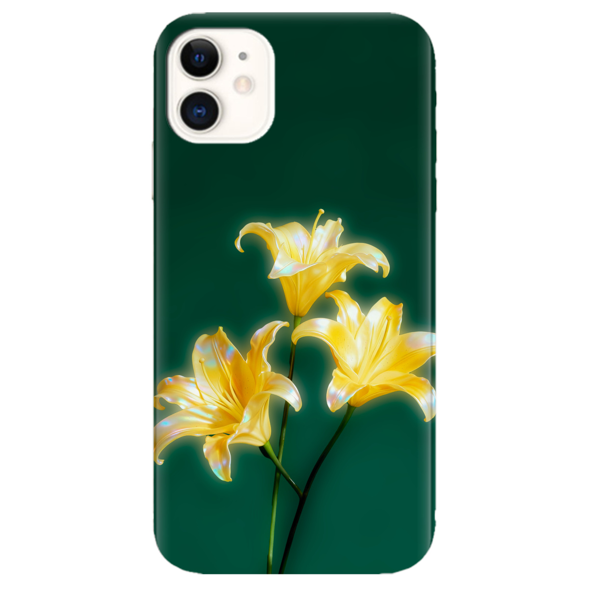 Чехол для Apple iPhone 11 прозрачный Сияющая лилия - фото 1 - Чехлы для телефонов