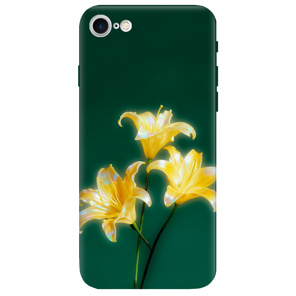 Чохол для Apple iPhone SE 2020 прозорий Сяюча лілія - фото 1 - Чохли для телефонів