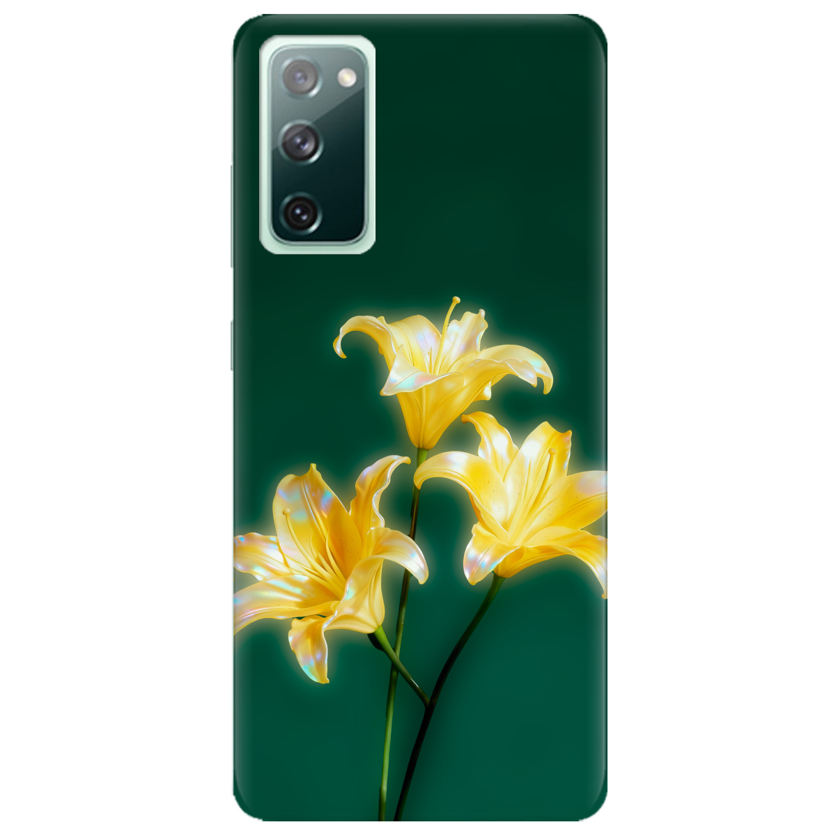 Чохол для Samsung Galaxy S20 FE прозорий Сяюча лілія - фото 1 - Чохли для телефонів