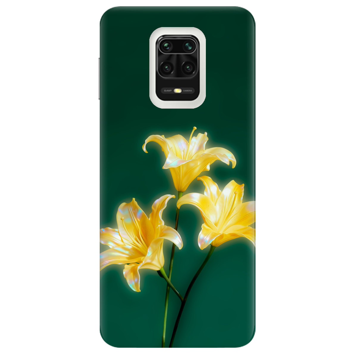 Чохол для Xiaomi Redmi Note 9 Pro Max прозорий Сяюча лілія - фото 1 - Чохли для телефонів