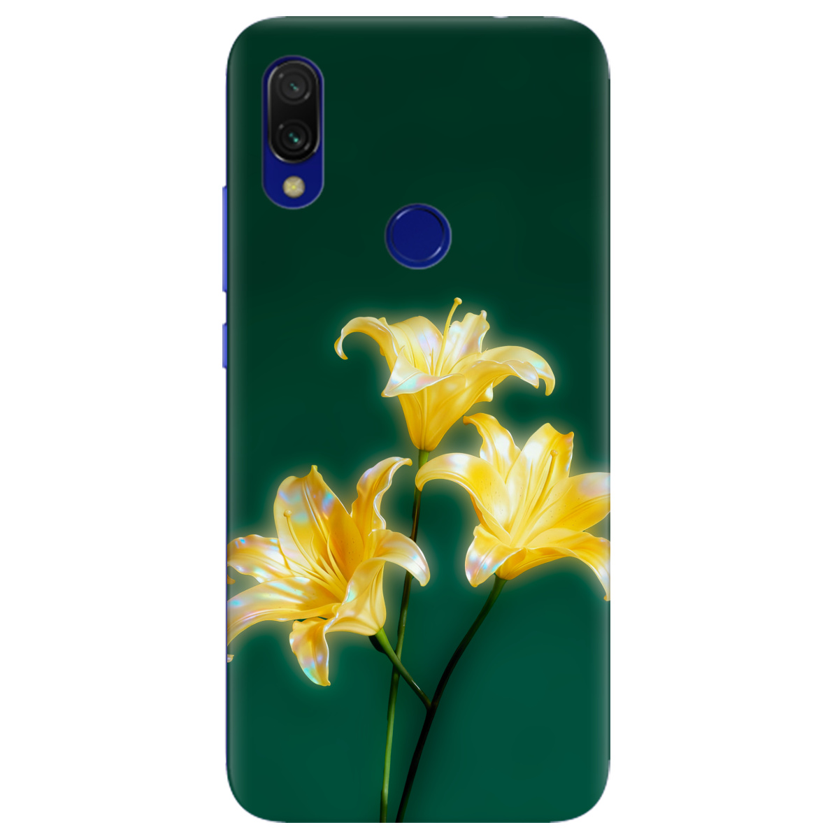 Чехол для Xiaomi Redmi Note 7 /  7Pro прозрачный Сияющая лилия - фото 1 - Чехлы для телефонов