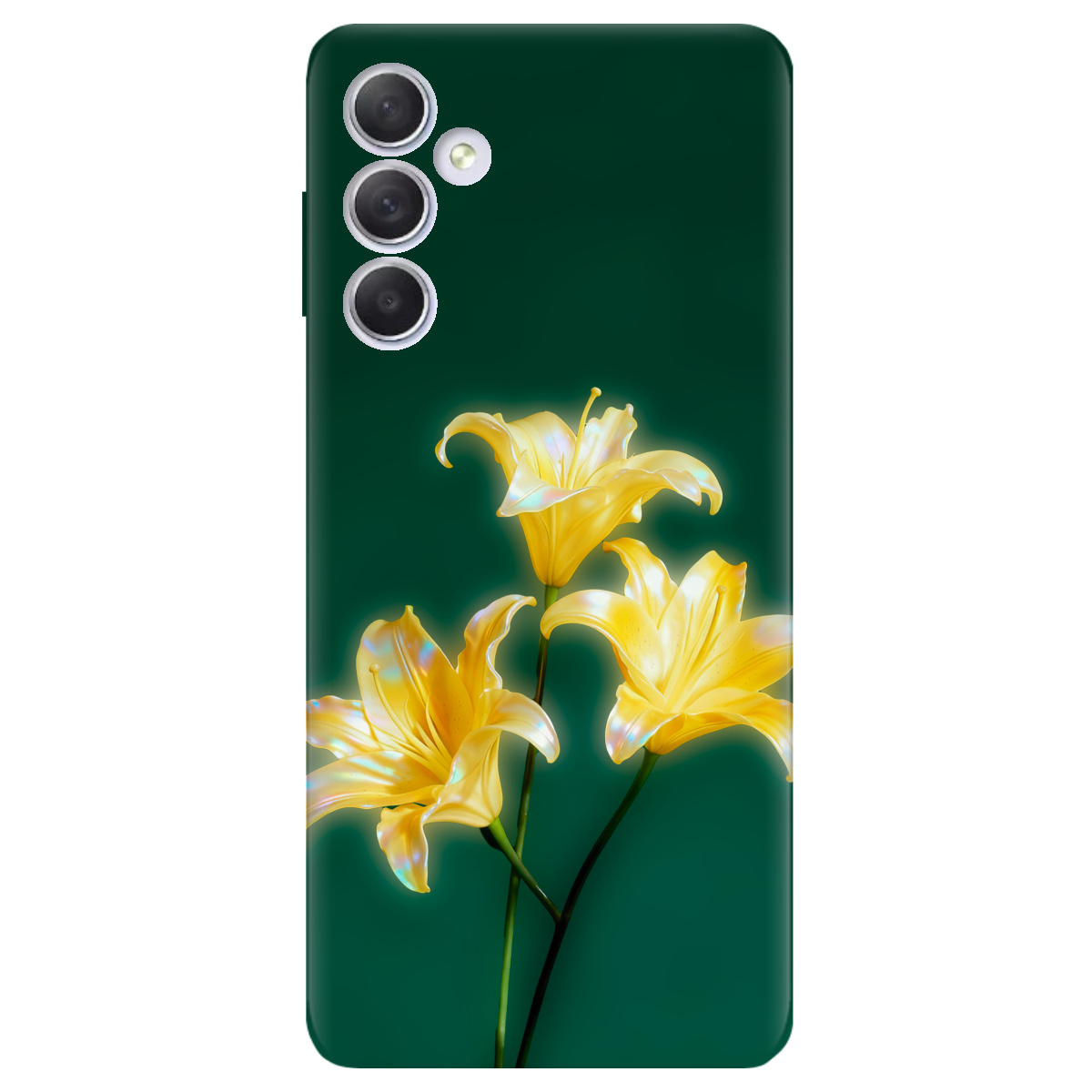 Чехол для Samsung Galaxy M54 5G прозрачный Сияющая лилия - фото 1 - Чехлы для телефонов