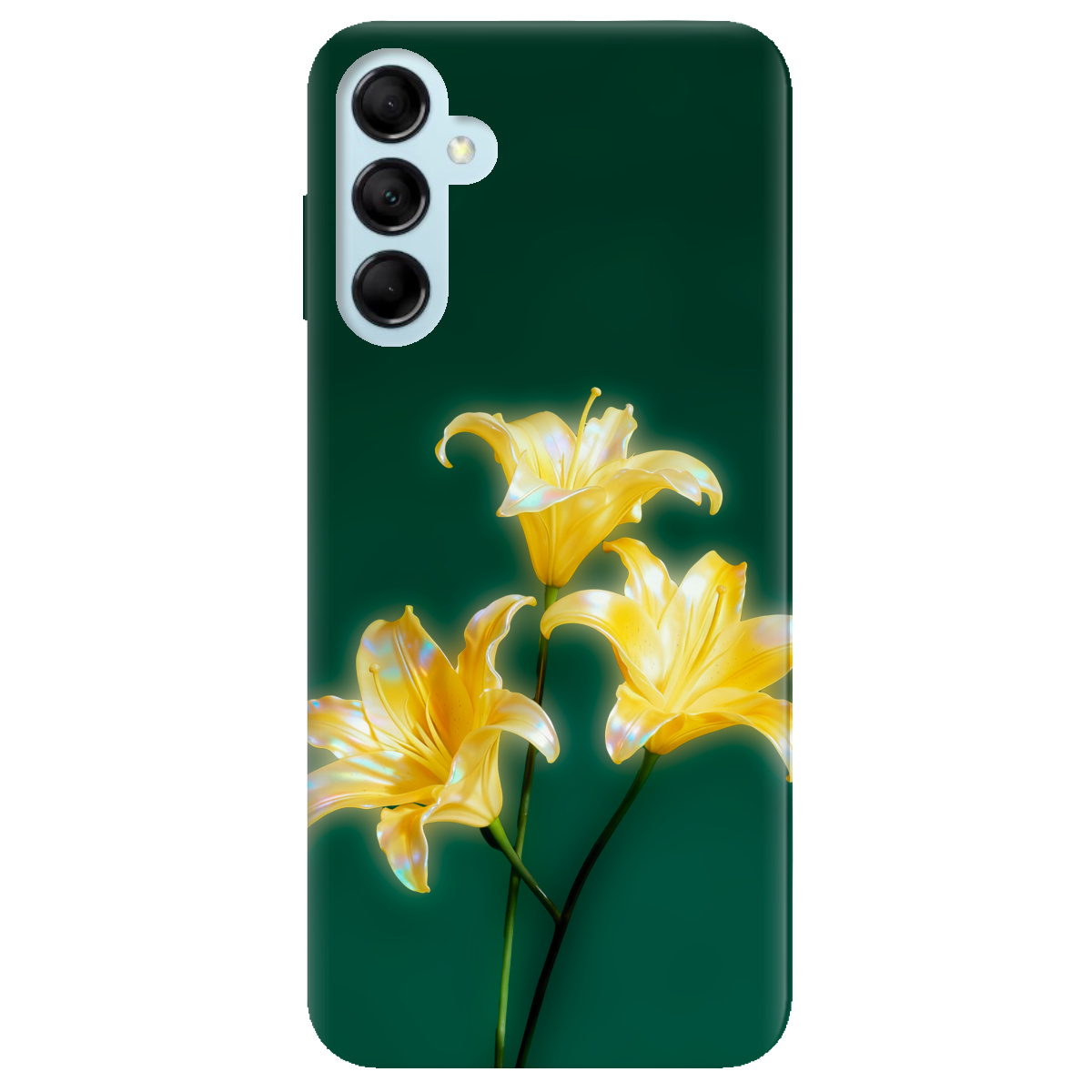 Чехол для Samsung Galaxy M14 5G прозрачный Сияющая лилия - фото 1 - Чехлы для телефонов