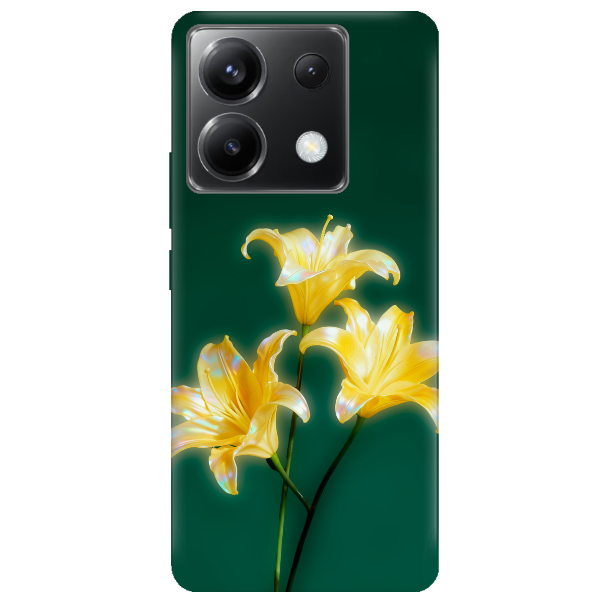 Чохол для Xiaomi Poco X6 прозорий Сяюча лілія - фото 1 - Чохли для телефонів