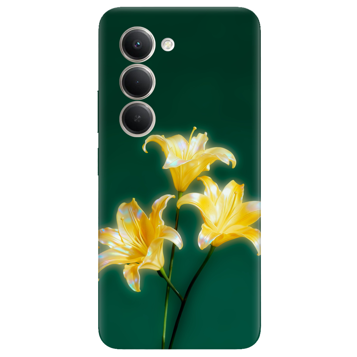 Чохол для Xiaomi Redmi 15 прозорий Сяюча лілія - фото 1 - Чохли для телефонів