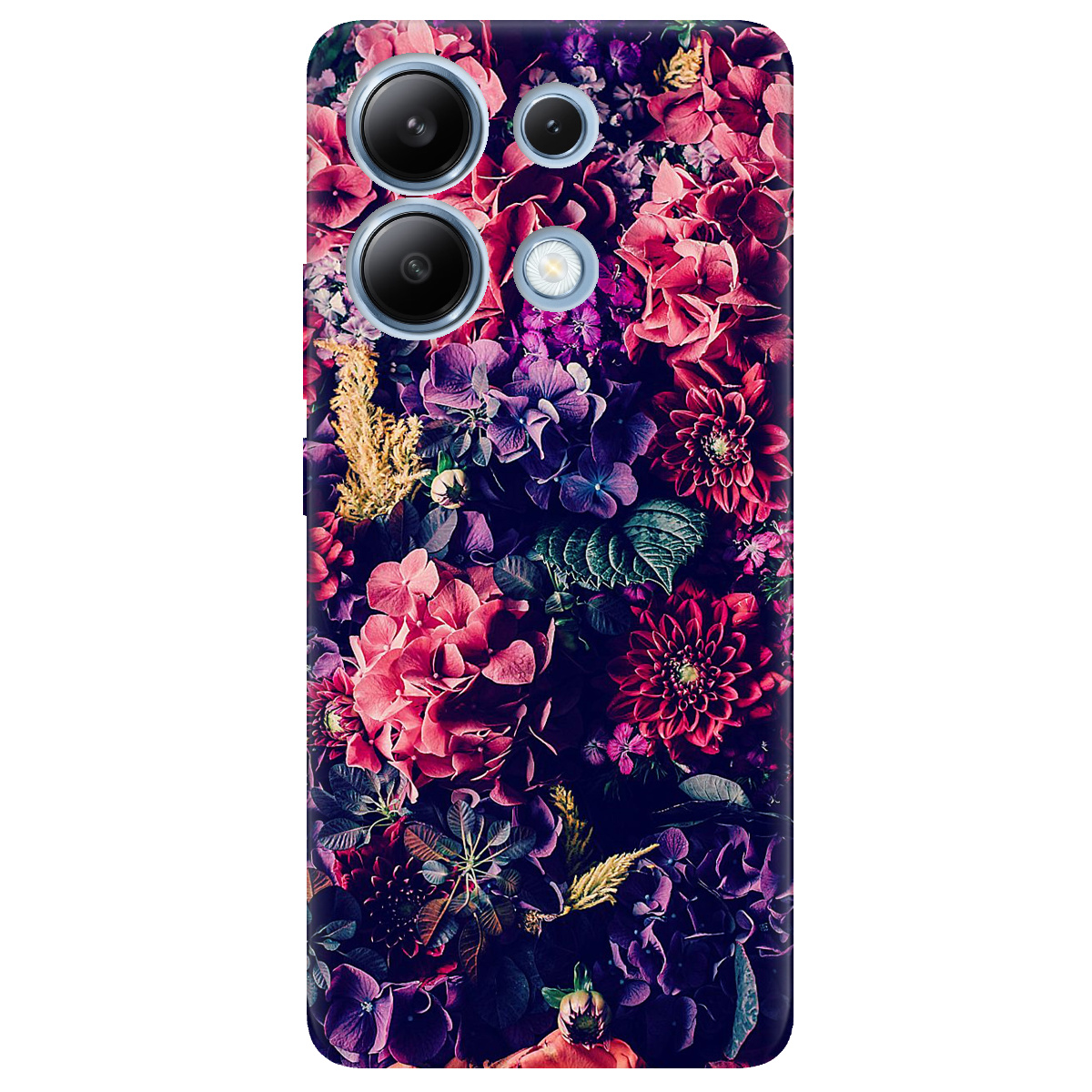 Чохол для Xiaomi Redmi Note 13 4G прозорий Bloom - фото 1 - Чохли для телефонів