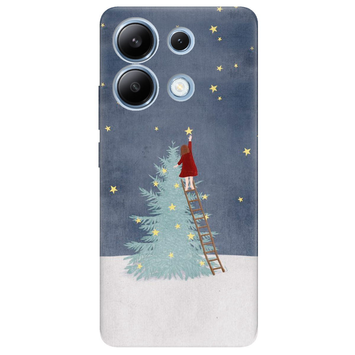 Чехол для Xiaomi Redmi Note 13 4G прозрачный Girlwithstar - фото 1 - Чехлы для телефонов