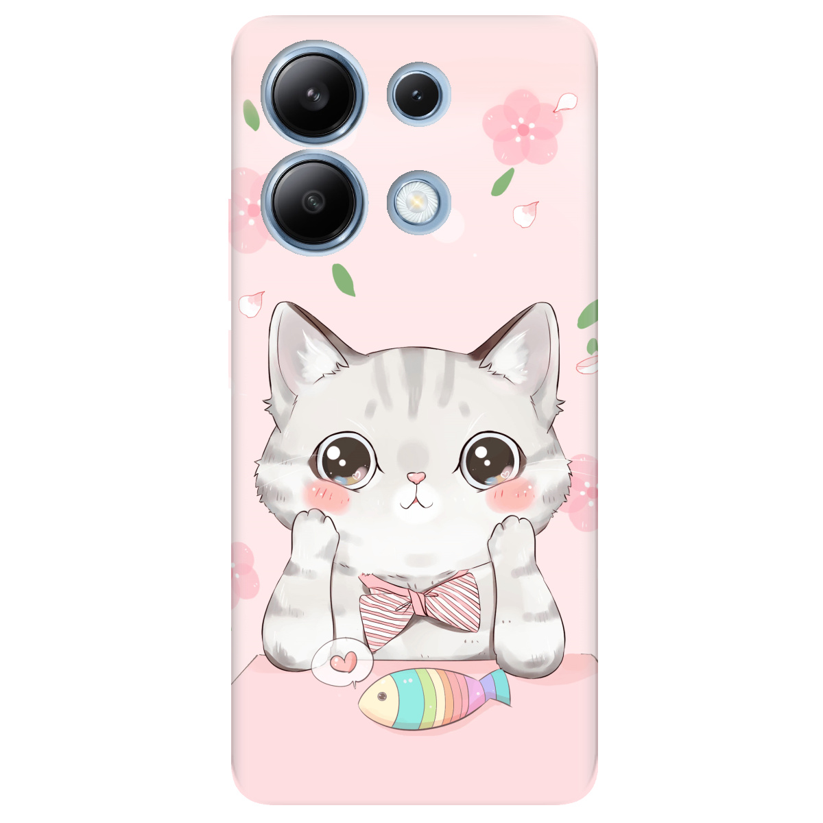 Чехол для Xiaomi Redmi Note 13 4G прозрачный Kitty Cat - фото 1 - Чехлы для телефонов