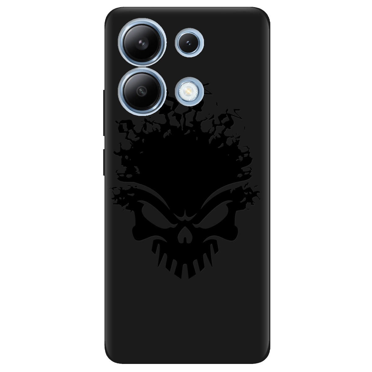 Чохол для Xiaomi Redmi Note 13 4G чорний матовий soft touch Ugolek - фото 1 - Чохли для телефонів