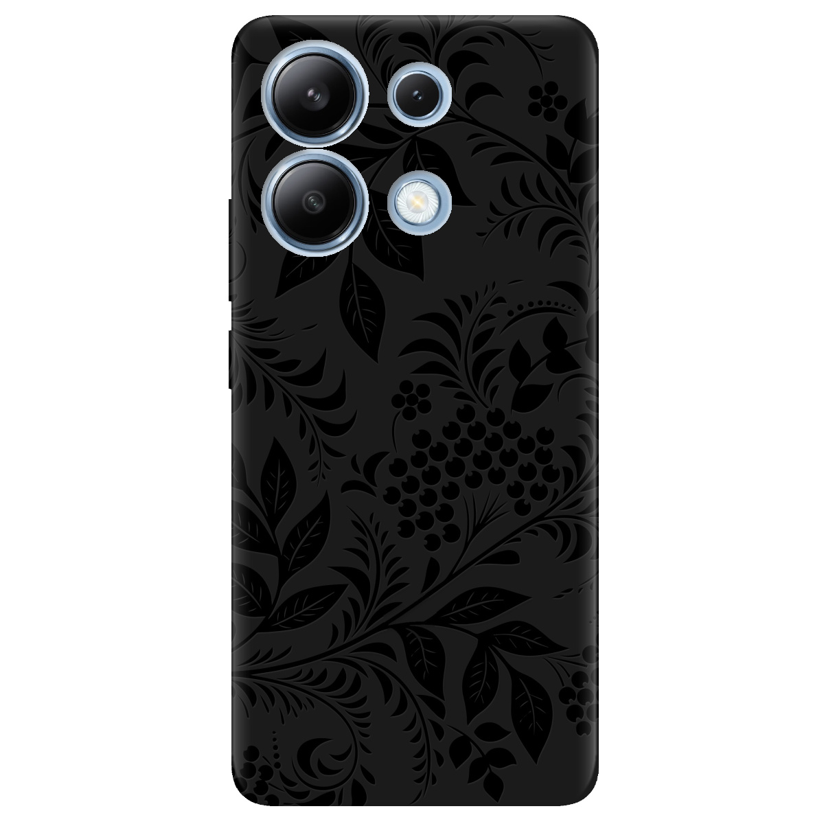 Чохол для Xiaomi Redmi Note 13 4G чорний матовий soft touch Art - фото 1 - Чохли для телефонів