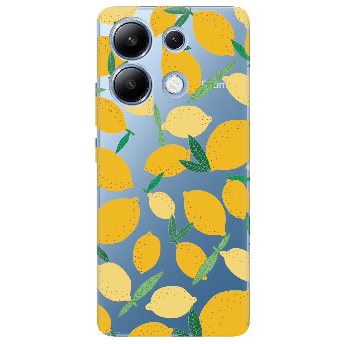 Чехол для Xiaomi Redmi Note 13 4G прозрачный Citrus Bliss - фото 1 - Чехлы для телефонов